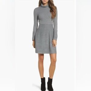 Eliza J turtleneck sweater dress